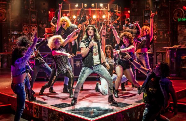 Kieran McCabe plays Drew in Rock of Ages Photo