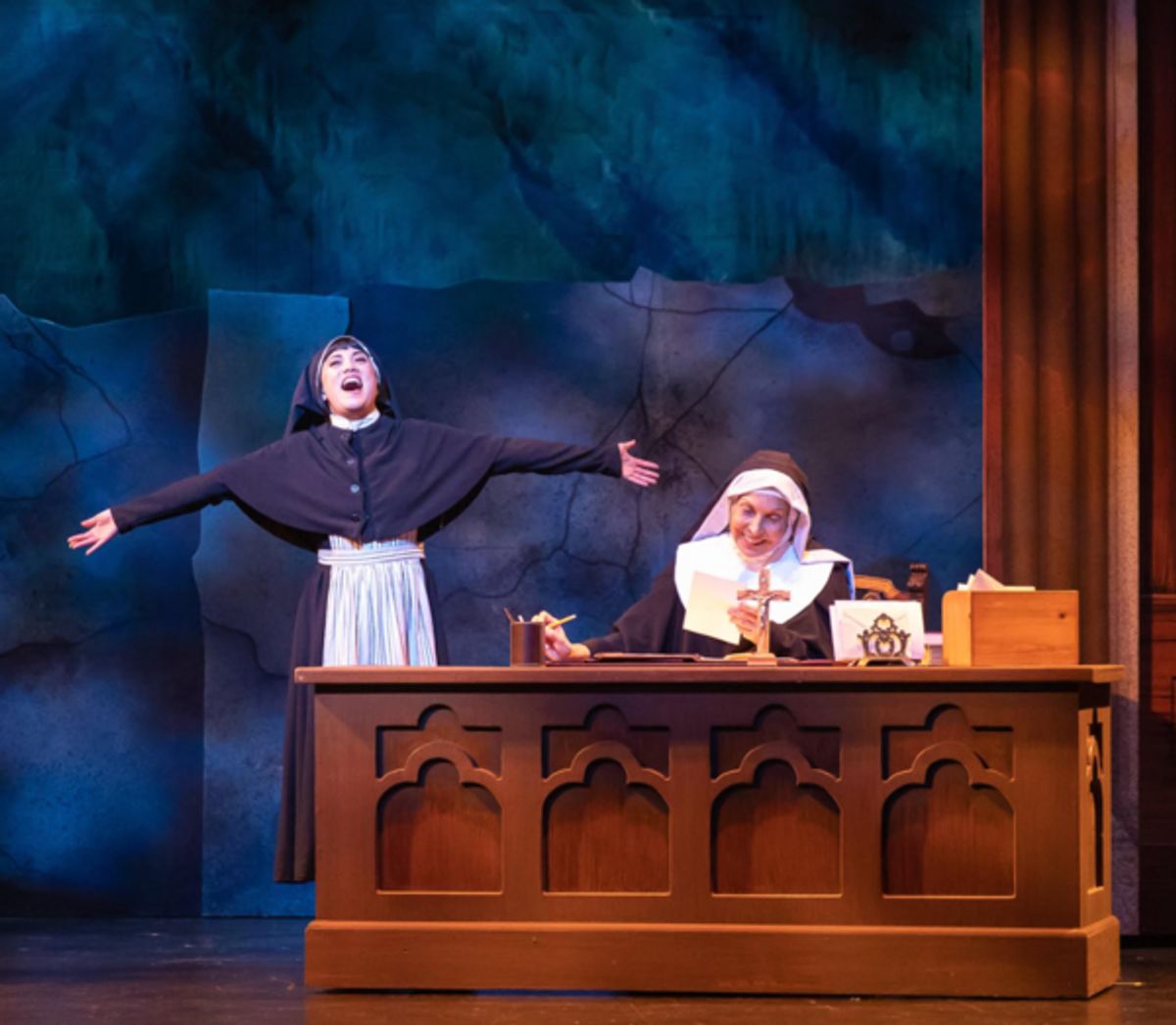 Diane Phelan and  Suzanna Guzmán  star in the La Mirada Theatre for the Performing Arts/McCoy Rigby Entertainment production of “THE SOUND OF MUSIC” - Directed by Glenn Casale and now playing at La Mirada Theatre for the Performing Arts.
 at 