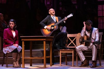 Ana Marcu as Girl, James Michael McHale as Bank Manager & Tom Frank as Guy Photo