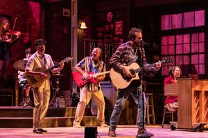 Laura Leo Kelly as Andrej, David Kirk Grant as Billy, Tom Frank as Guy & Ana Marcu as Girl @ BroadwayWorld Laura Leo Kelly as Andrej, David Kirk Grant as Billy, Tom Frank as Guy & Ana Marcu as Photo