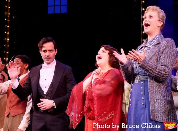 Jared Grimes, Ramin Karimloo, Beanie Feldstein and Jane Lynch Photo