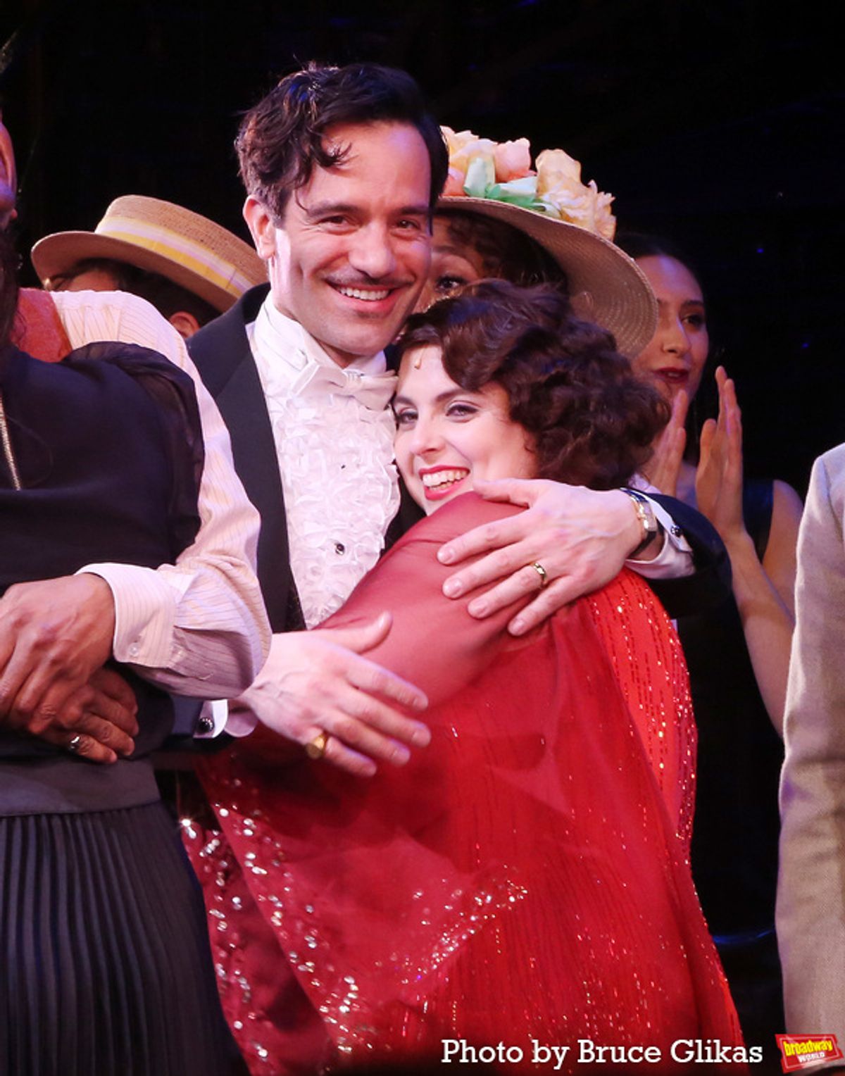 Ramin Karimloo and Beanie Feldstein  at 