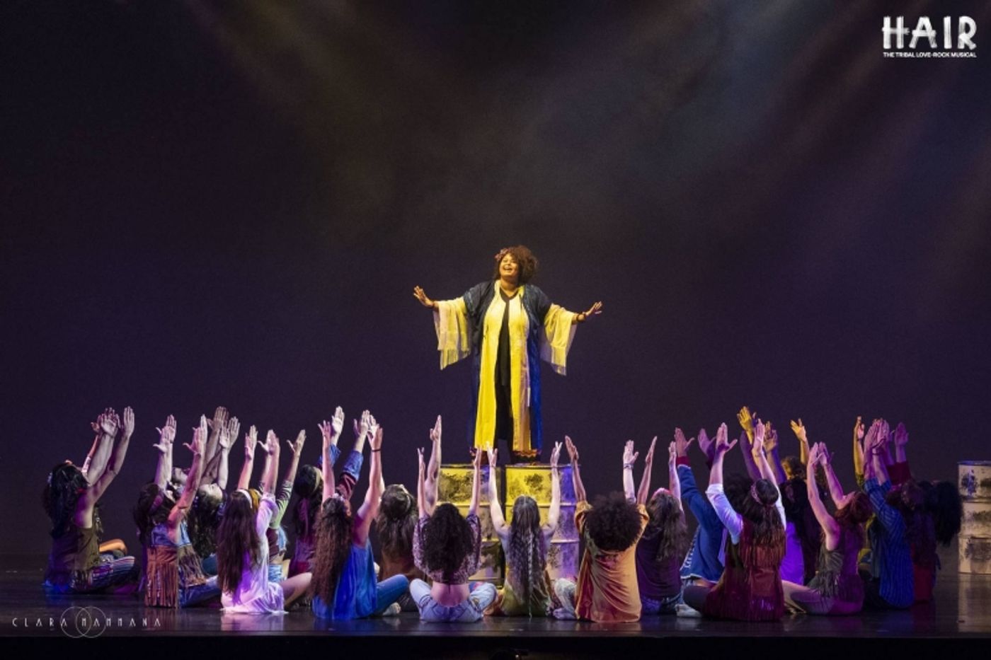 alice tombola protagonista di hair il musical