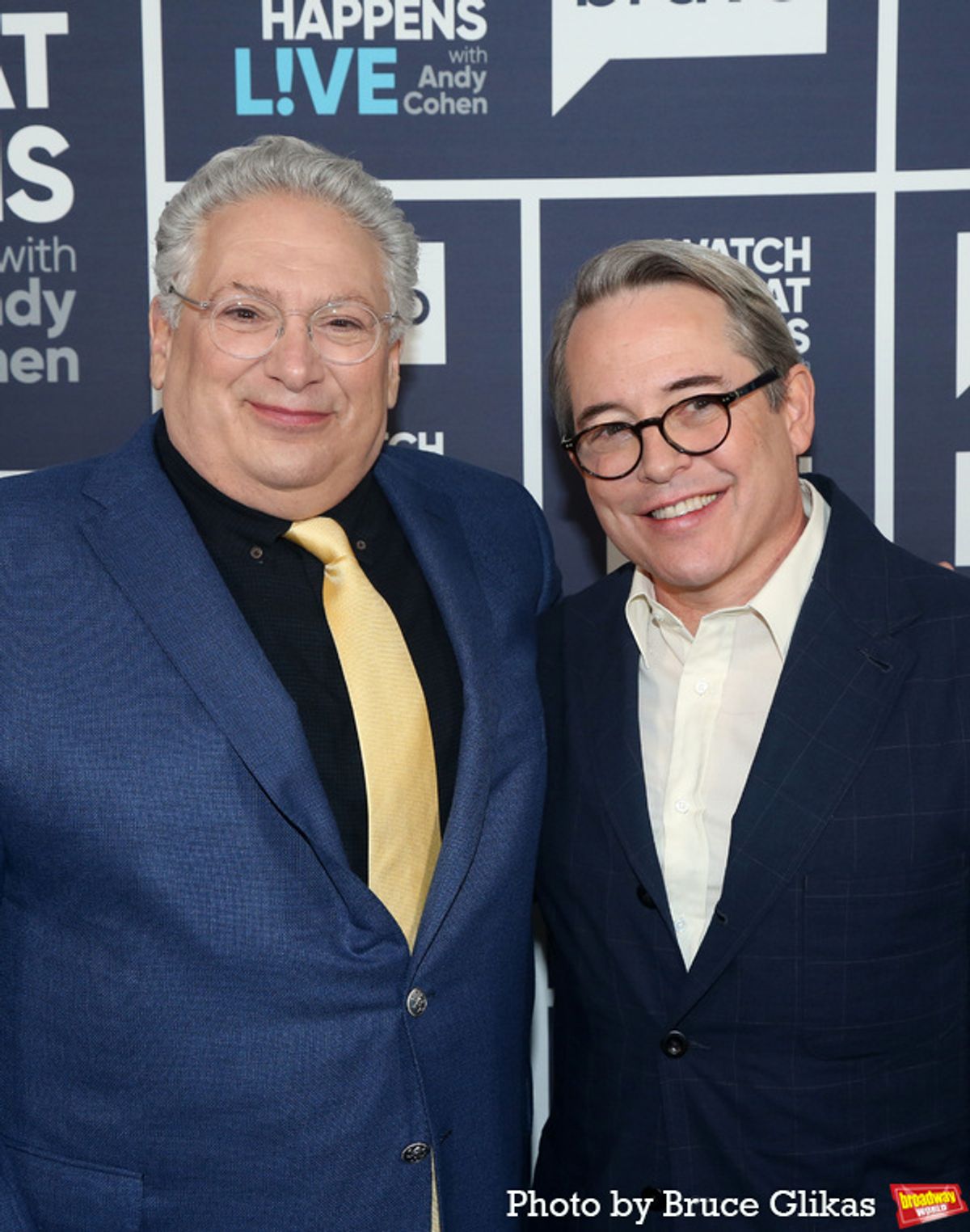 Matthew Broderick and Harvey Fierstein at 