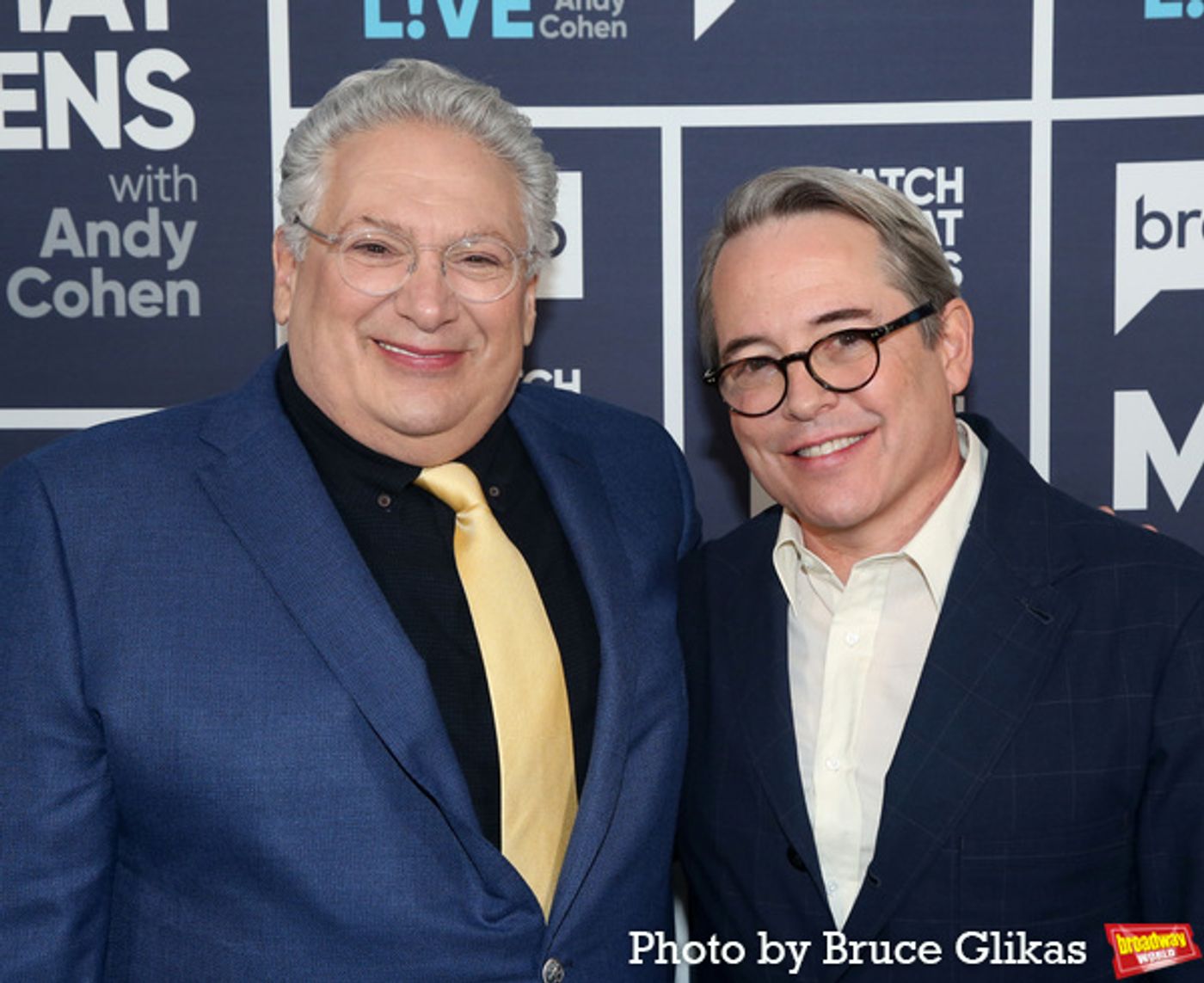 Photos: Harvey Fierstein, Matthew Broderick, Sas Goldberg and Max Jenkins Visit the Bravo Clubhouse Photos: Harvey Fierstein, Matthew Broderick, Sas Goldberg and Max Jenkins Visit the Bravo Clubhouse Image