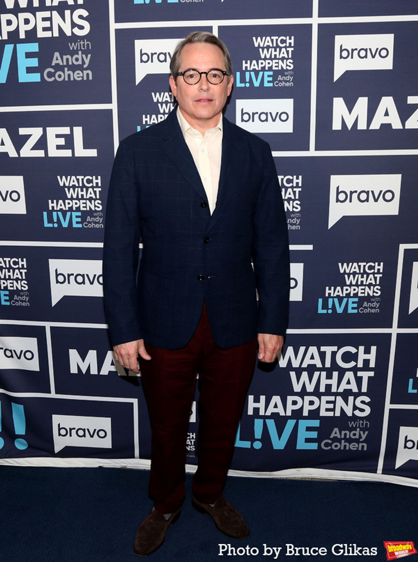 Photos: Harvey Fierstein, Matthew Broderick, Sas Goldberg and Max Jenkins Visit the Bravo Clubhouse  Image
