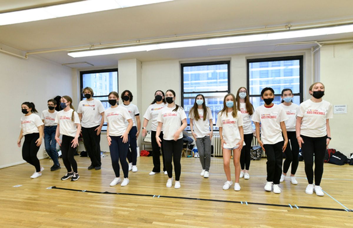 The Camp Broadway Kids Ensemble at Photos: Camp Broadway Kids Ensemble Rehearses for New York Pops 39th Annual Birthday Gala
