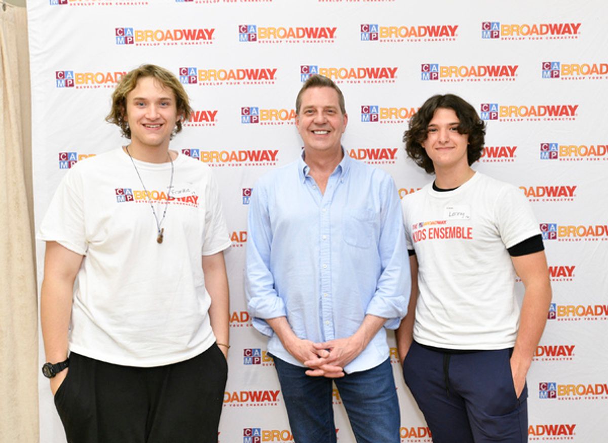 Frankie Lane, New York Pops Conductor Steven Reineke and Lenny Lane  at 