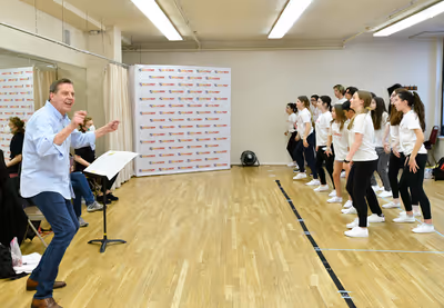Steven Reineke and The Camp Broadway Kids Ensemble  Photo