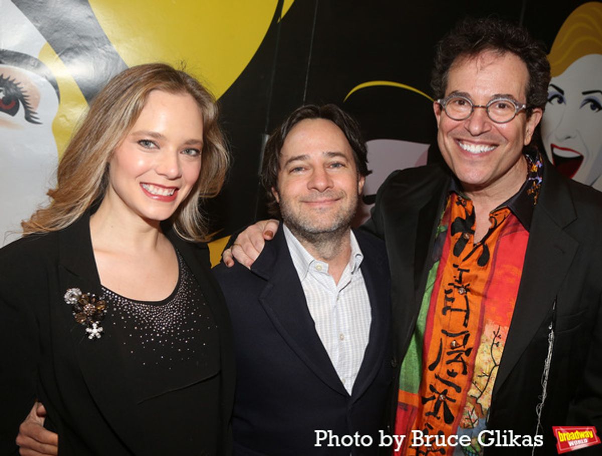 Caitlin Mehner, Danny Strong and Michael Mayer at 