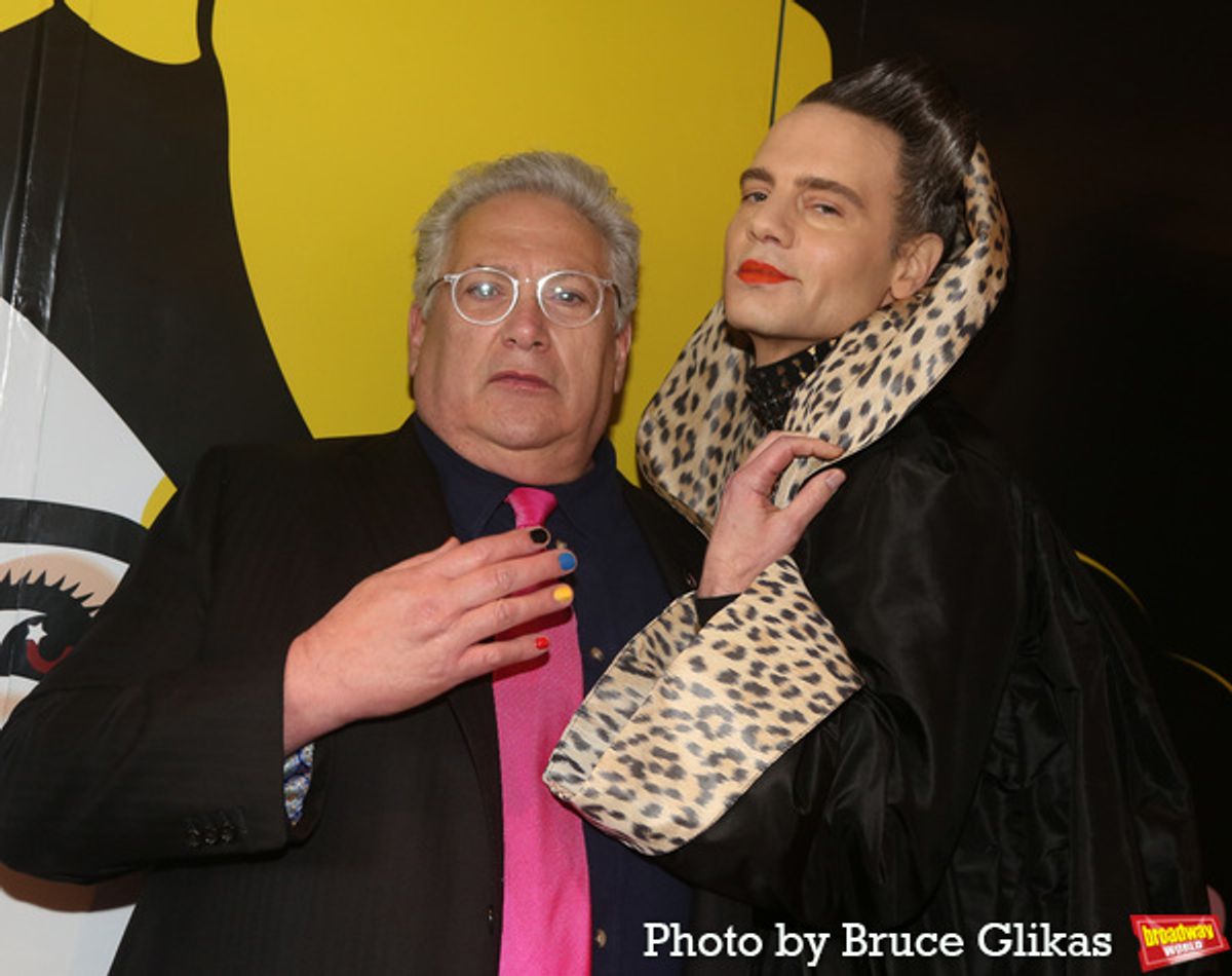 Harvey Fierstein and Jordan Roth at 