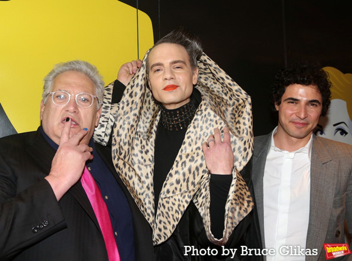 Harvey Fierstein, Jordan Roth and Zac Posen at 