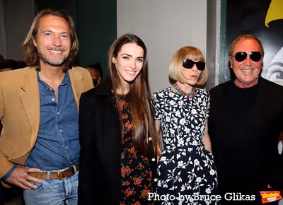 Lance LePere, Bee Shaffer, Anna Wintour and Michael Kors Photo