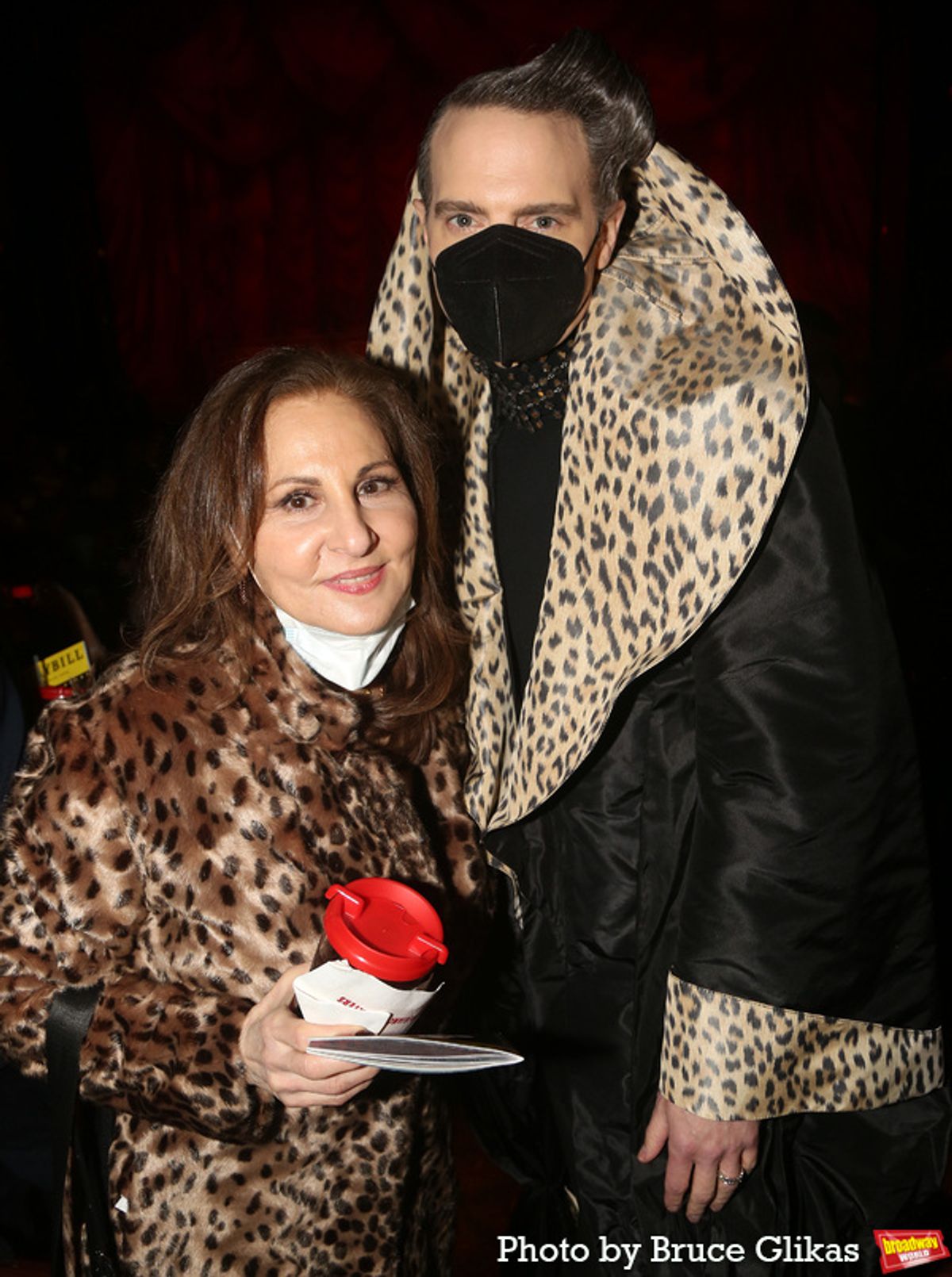 Kathy Najimy and Jordan Roth at 