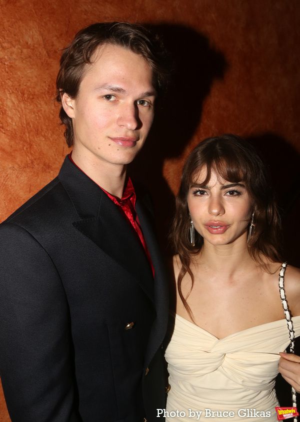 Ansel Elgort and Violetta Komyshan Photo