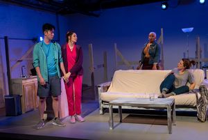 Dan Lin, Jessica Ervin, Alexis Ward and Kathryn Acosta  Photo