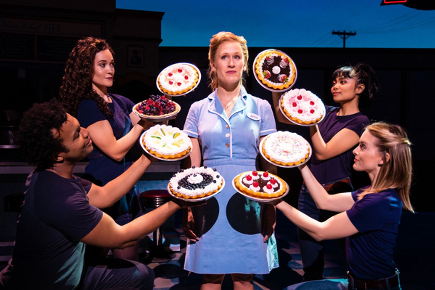 Photos: Get A First Look At Stephanie Torns, Olivia Lucy Phillip, Kendyl Ito, Daniel Quadrino & More In WAITRESS On Tour  Image