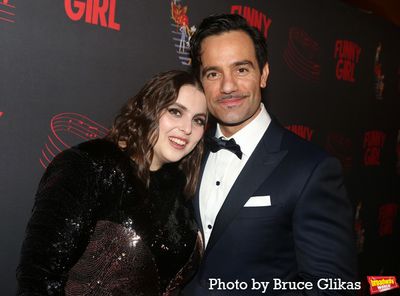 Beanie Feldstein and Ramin Karimloo  Photo