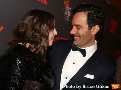 Beanie Feldstein and Ramin Karimloo  Photo