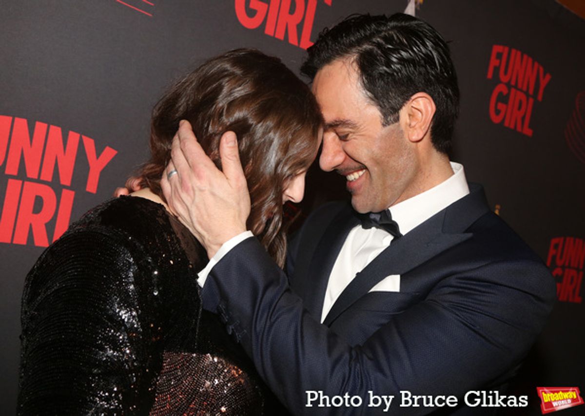 Beanie Feldstein and Ramin Karimloo  at 