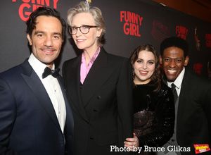 Ramin Karimloo, Jane Lynch, Beanie Feldstein and Jared Grimes Photo