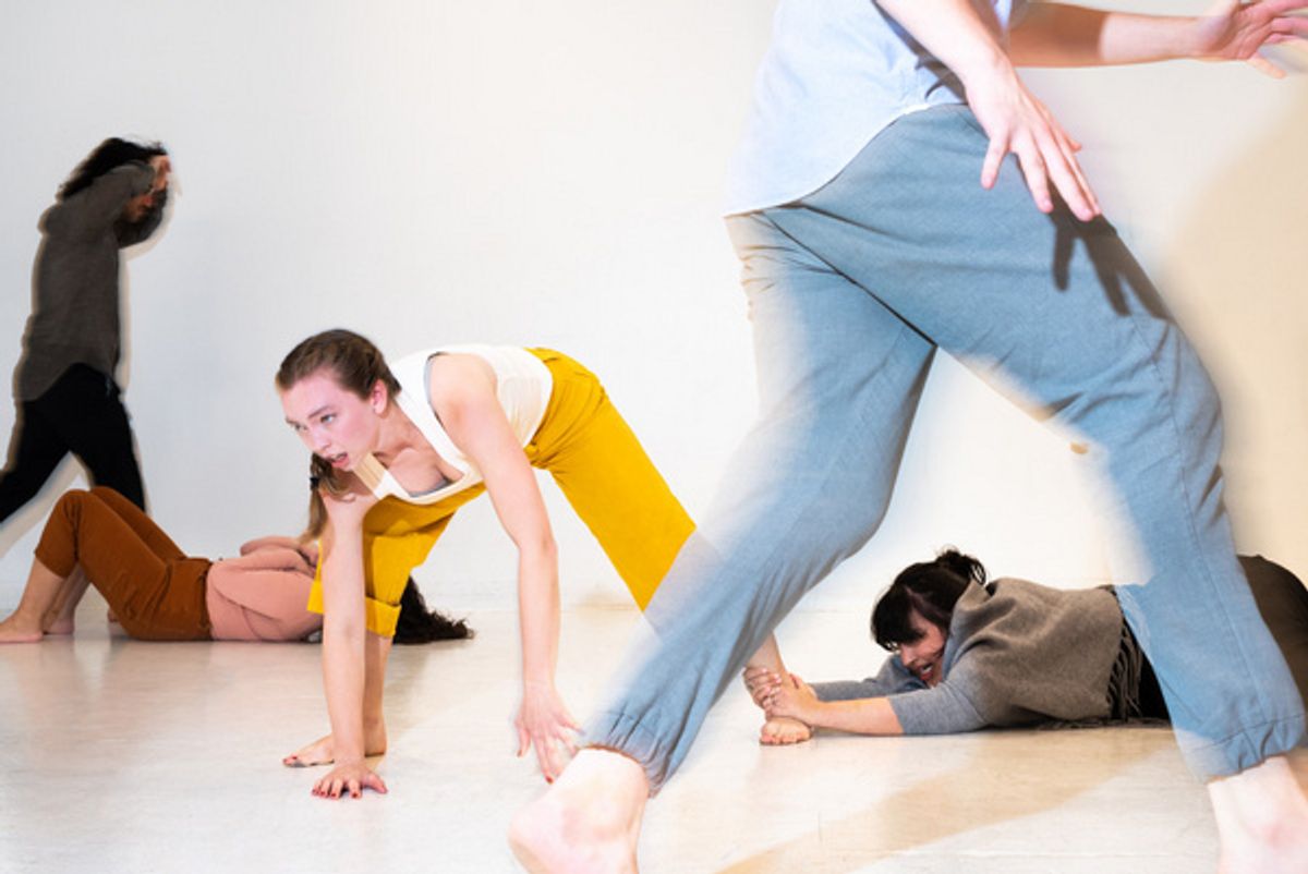 (L-R) Abram Blau, Melannie V zquez Lara, Briana Archer, Sam Hood Adrain and Beatriz Miranda at 