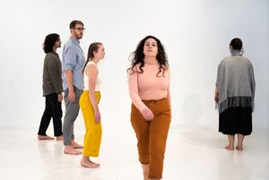 Abram Blau, Sam Hood Adrain, Briana Archer, Melannie Vazquez Lara and Beatriz Miranda Photo