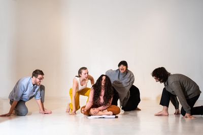 (L-R) Sam Hood Adrain, Briana Archer, Melannie V zquez Lara, Beatriz Miranda and Abra Photo