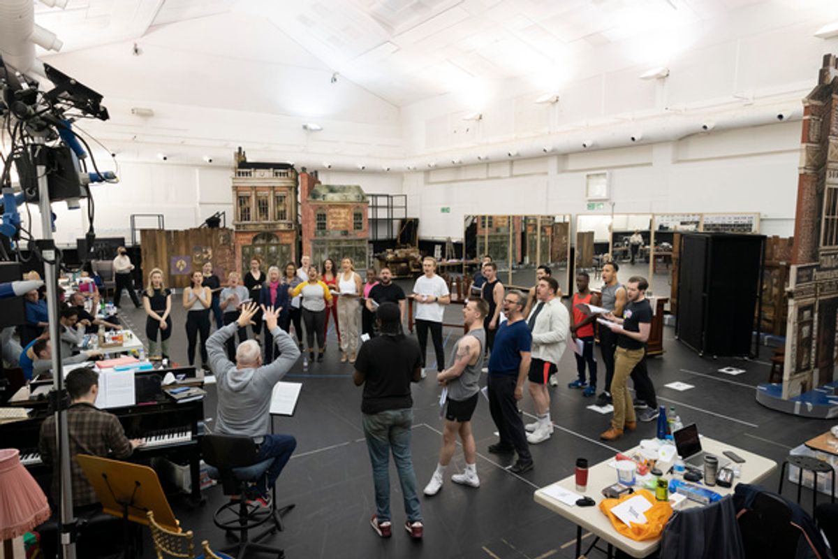 Company at Photos: Inside Rehearsal For the West End Revival of MY FAIR LADY