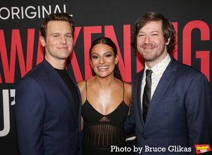 Jonathan Groff, Lea Michele and John Gallagher Jr. @ BroadwayWorld Jonathan Groff, Lea Michele and John Gallagher Jr. Photo