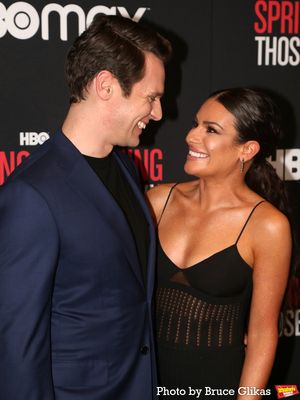 Jonathan Groff and Lea Michele @ BroadwayWorld Jonathan Groff and Lea Michele Photo