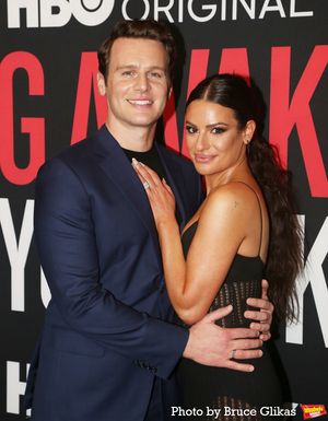 Jonathan Groff and Lea Michele @ BroadwayWorld Jonathan Groff and Lea Michele Photo