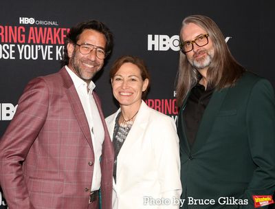 Producer Dave Sirulnick, Producer Meredith Bennett and Director Michael John Warren Photo