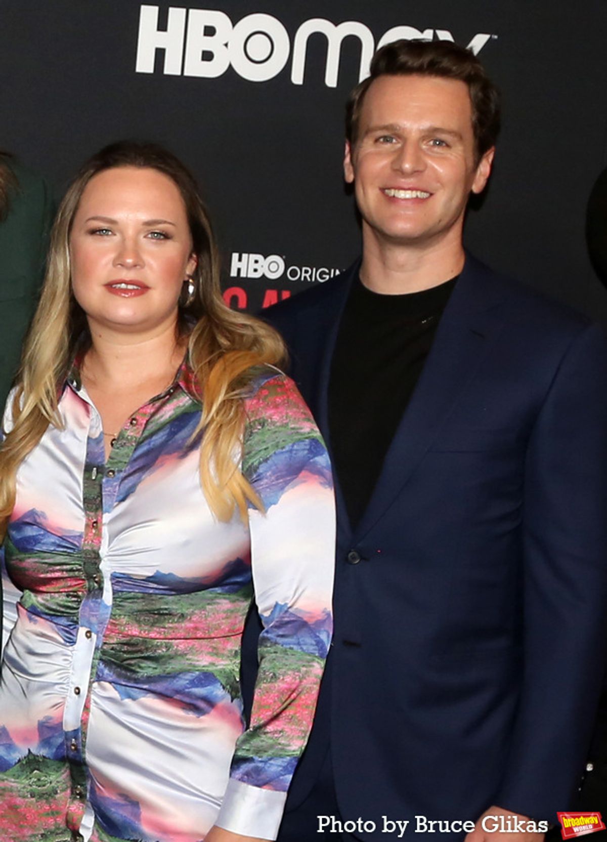 Lauren Pritchard and Jonathan Groff  at 