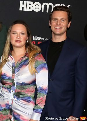 Lauren Pritchard and Jonathan Groff @ BroadwayWorld Lauren Pritchard and Jonathan Groff Photo