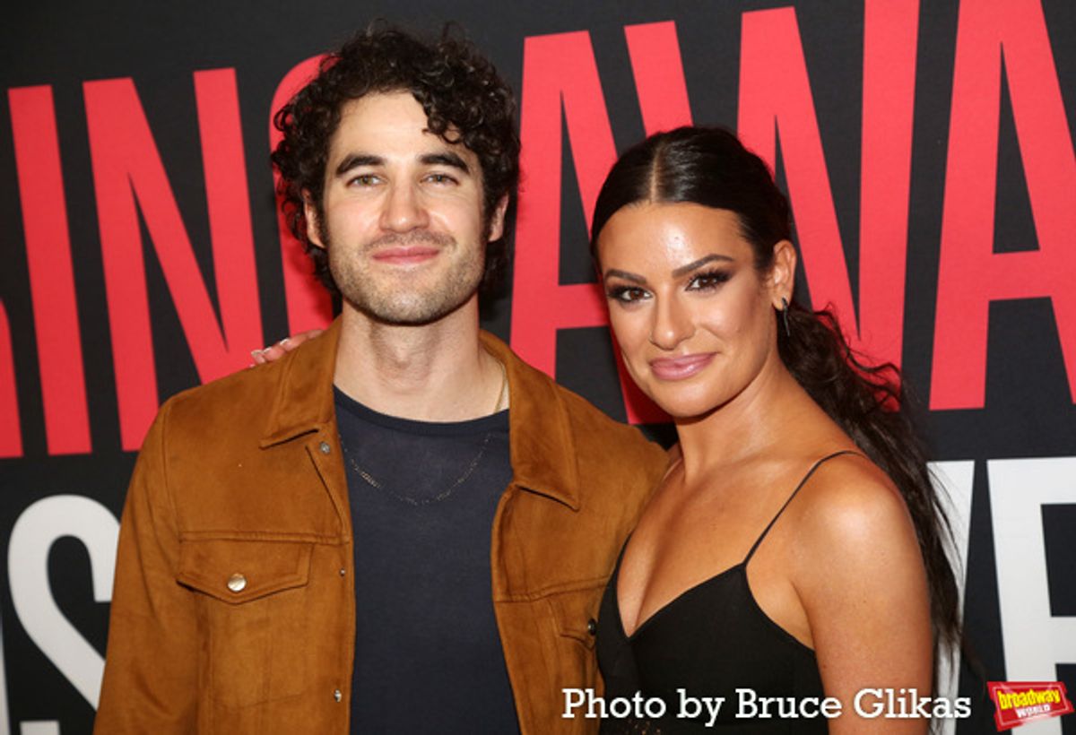 Darren Criss and Lea Michele at 