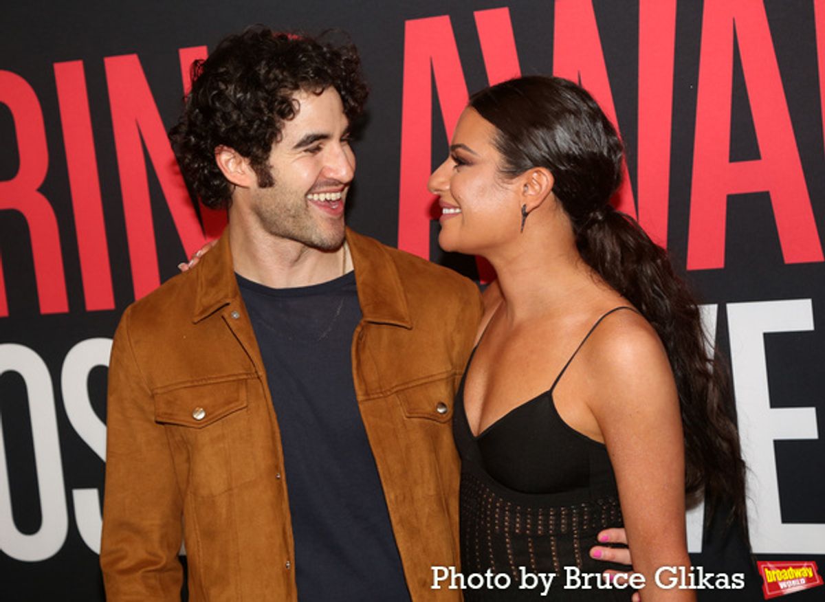 Darren Criss and Lea Michele at 