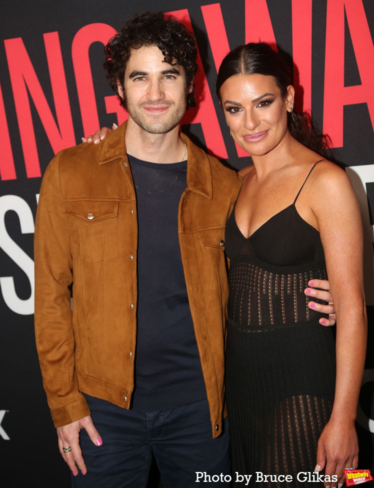 Darren Criss and Lea Michele at 