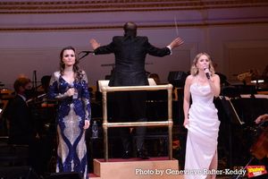 Samantha Barks and Kristen Bell Photo