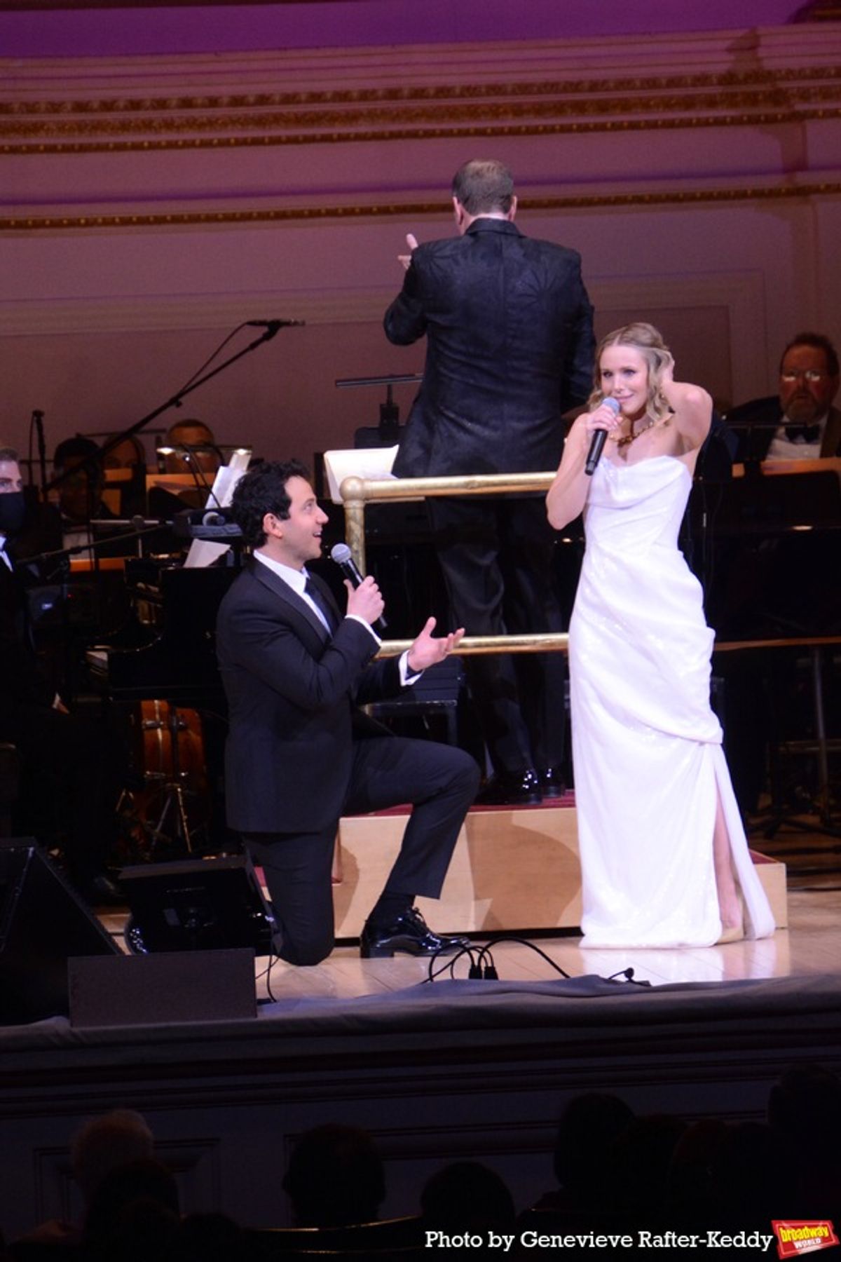 Santino Fontana and Kristen Bell at 