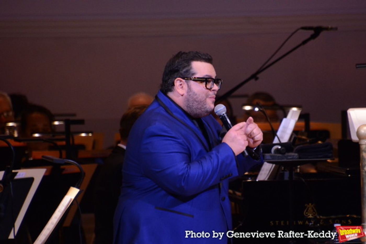 Photos: Josh Gad, Andrew Rannells, Caissie Levy & More Sing the Music of Kristen and Bobby Lopez with the New York Pops  Image