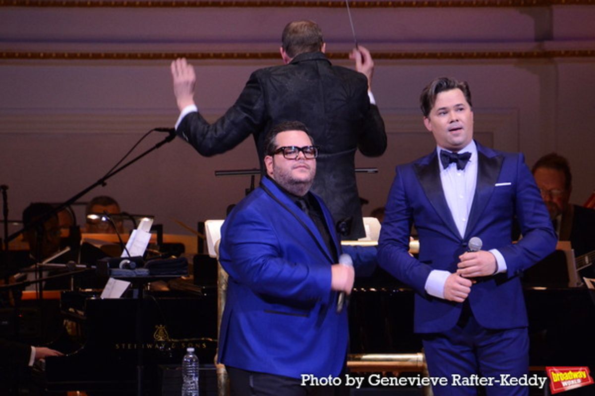 Josh Gad and Andrew Rannells at 