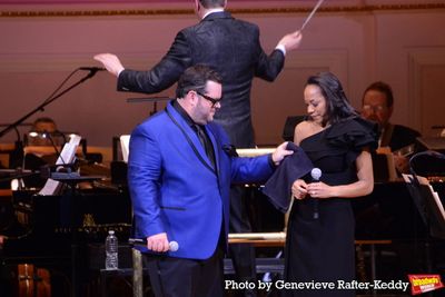 Josh Gad and Nikki M. James Photo