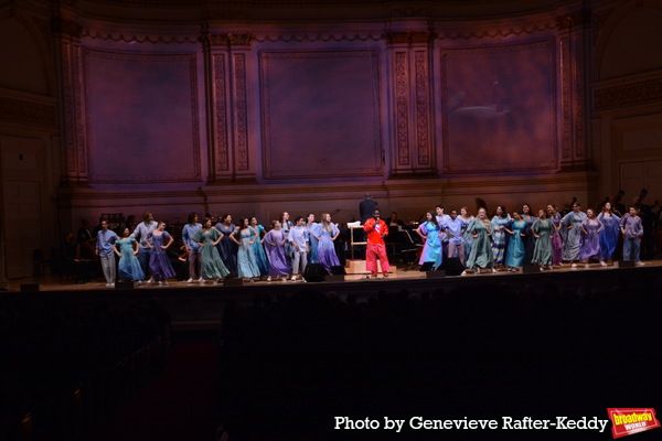 Mykal Kilgore and The Camp Broadway Kids Ensemble Photo