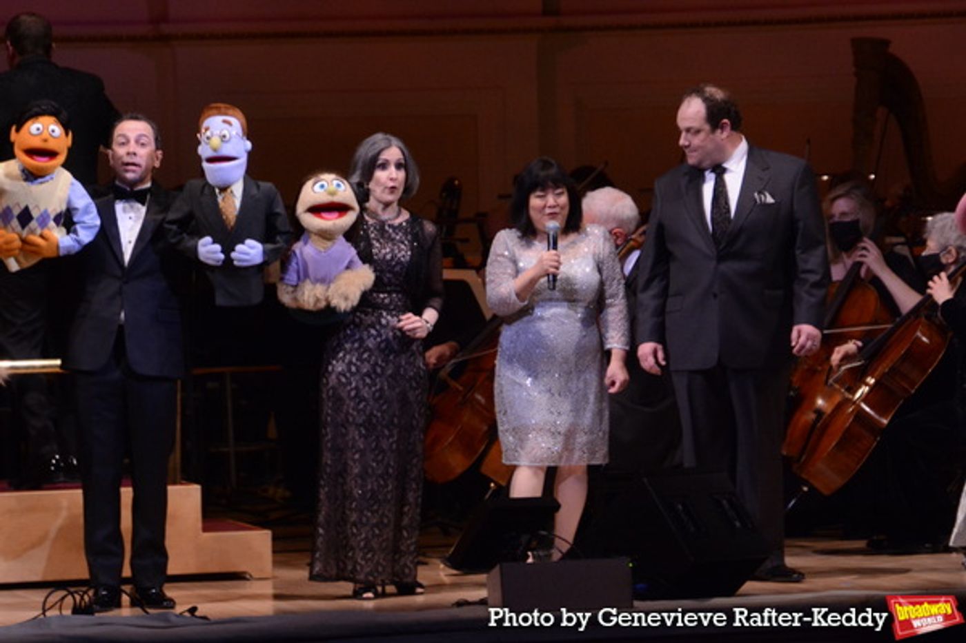 Photos: Josh Gad, Andrew Rannells, Caissie Levy & More Sing the Music of Kristen and Bobby Lopez with the New York Pops  Image