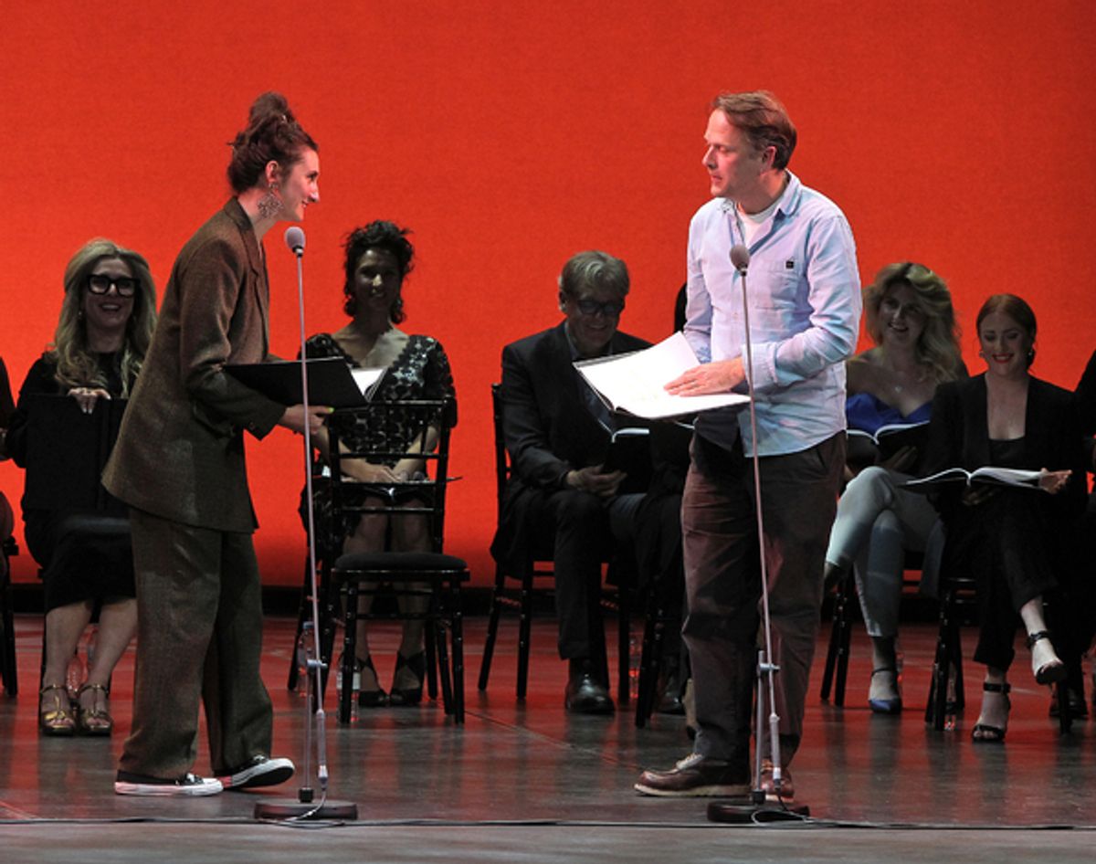 Bessie Carter & Nicholas Burns  at 