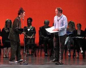 Bessie Carter & Nicholas Burns @ BroadwayWorld Bessie Carter & Nicholas Burns Photo