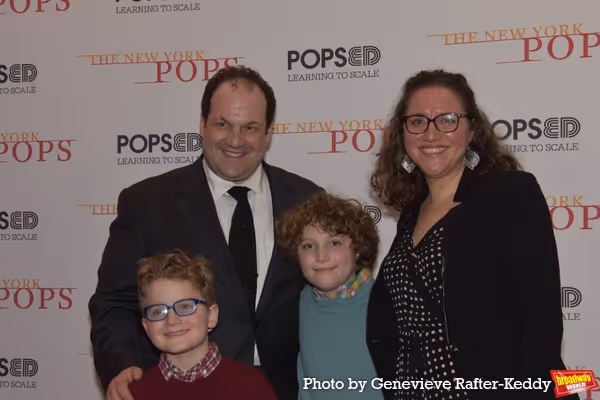 Jordan Gelber, Marsha Gelber and boys Photo