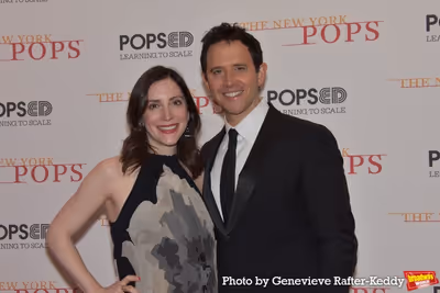Jessica Hershberg and Santino Fontana Photo