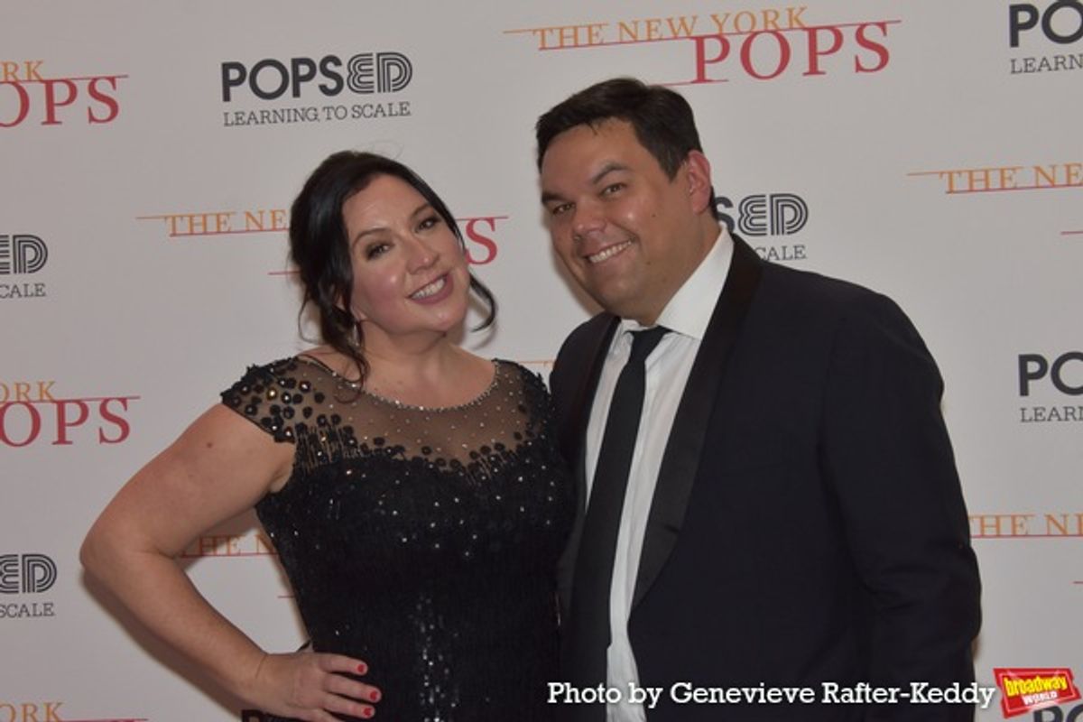 Kristen Lopez and Bobby Lopez at 